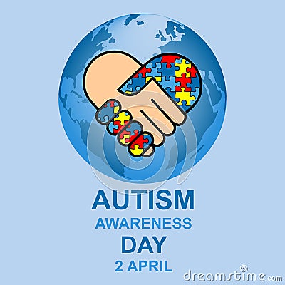 Autism awareness day design Vector Illustration