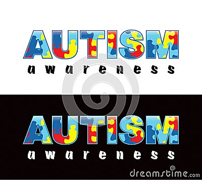 Autism Awareness Vector Illustration