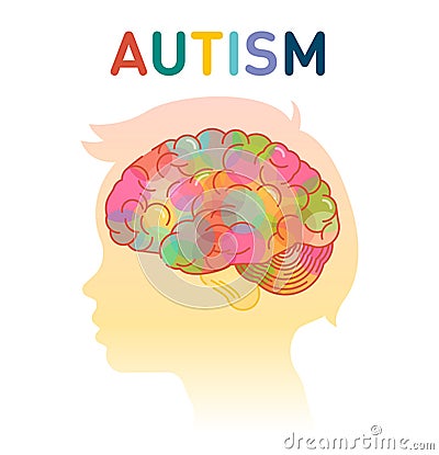Autism concept vector illustration Vector Illustration