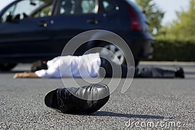 Auto Accident Stock Photo