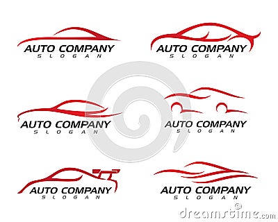 Auto Car Logo Template Vector Illustration