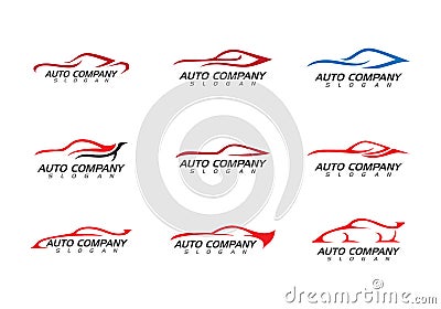 Auto Car Logo Template Vector Illustration