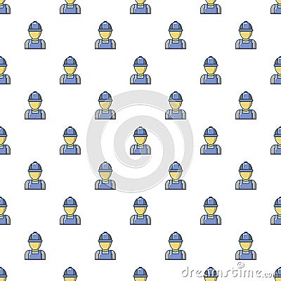 Auto car mechanic pattern seamless Vector Illustration