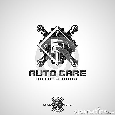 Auto care - Auto service Logo Vector Illustration