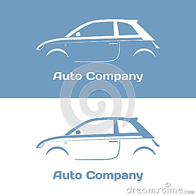 Auto company logo. Vector Illustration