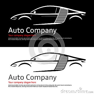 Auto Company Logo. Vector Illustration