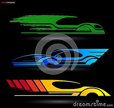 Auto Company Logo Vector Design Vector Illustration