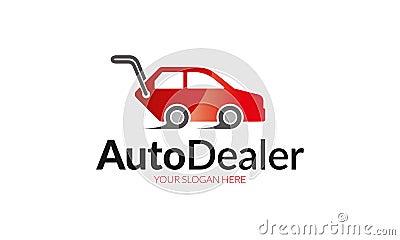 Auto Dealer Logo Stock Photo