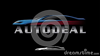Auto Dealership Car Logo Vector Template. Graphic Design Editable For Your Business Vector Illustration