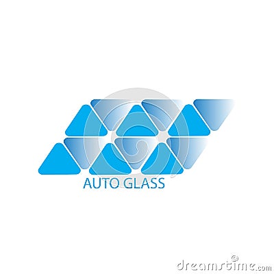 auto glass illustration logo vector Cartoon Illustration