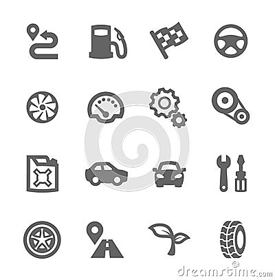 Auto icons Vector Illustration