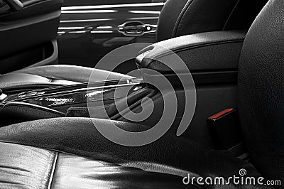 Auto interior detail. Stock Photo