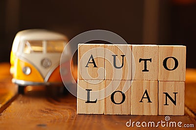 Auto loan. Stock Photo