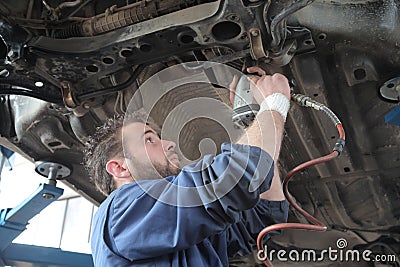 Auto mechanic Stock Photo