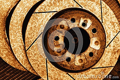 Auto parts industrial abstract Stock Photo