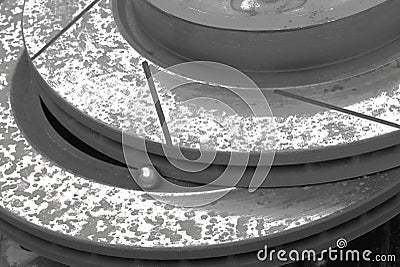 Auto parts industrial abstract Stock Photo