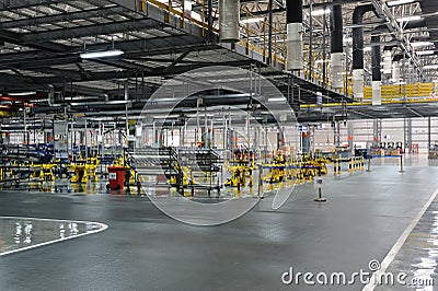 Auto parts plant Stock Photo