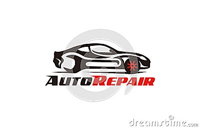 Car Repair Logo Vector Illustration