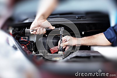 Auto repair. Stock Photo