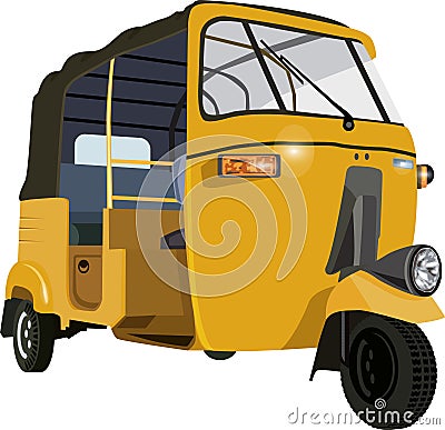 Auto Rickshaw Stock Photo