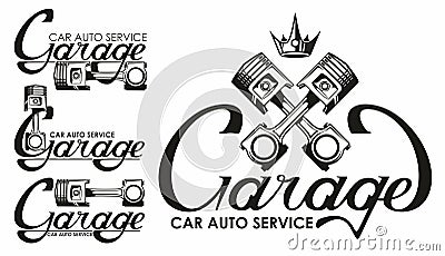 Auto service logo Vector Illustration