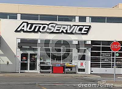 Auto Service Editorial Stock Photo