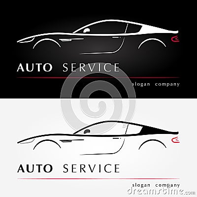 Auto services logo Vector Illustration