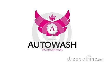 Auto Wash Logo Vector Illustration