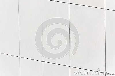 Autoclaved white Aerated Foamed Concrete block wall. Stock Photo