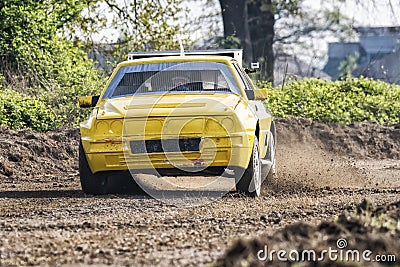 Autocross car race Stock Photo