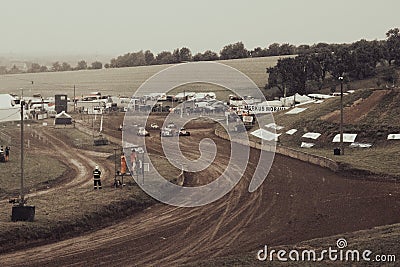 Autocross European Championship 2022 in Czech Republic Stock Photo