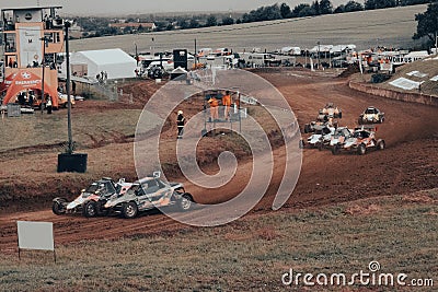 Autocross European Championship 2022 in Czech Republic Editorial Stock Photo