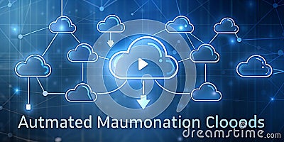 Automated cloud migration tools Generative By AI Stock Photo