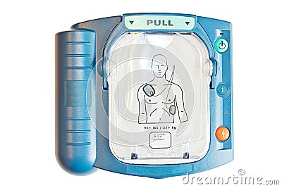 Automated External Defibrillator or AED Stock Photo