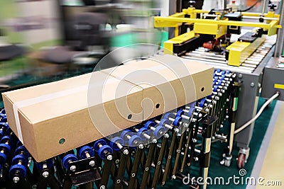 Automatic conveyor Stock Photo