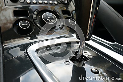 Automatic gearbox Stock Photo