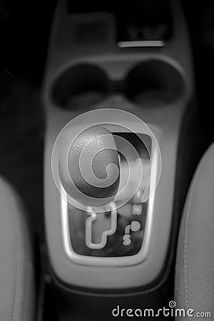 Automatic gearshift Stock Photo