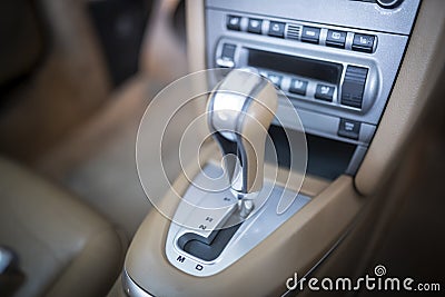 Automatic Gearshift Stock Photo