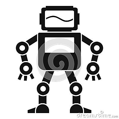 Automatic mechanism icon, simple style Vector Illustration