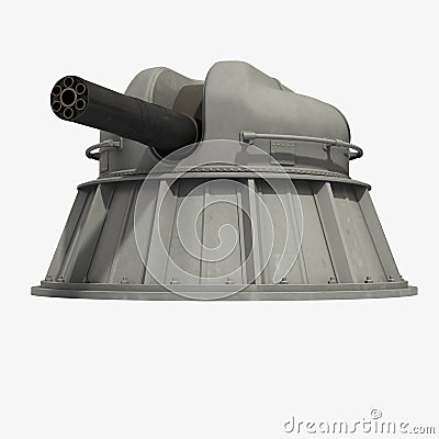 Automatic Naval Close-in Weapon System Stock Photo