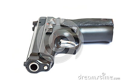 Automatic pistol handgun weapon Stock Photo