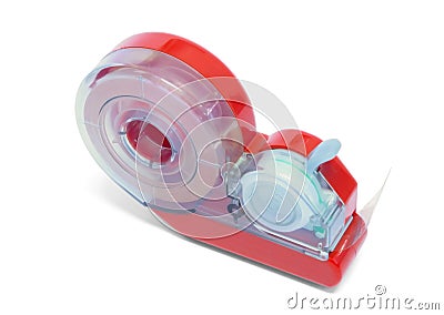 Automatic sticky tape dispenser Stock Photo