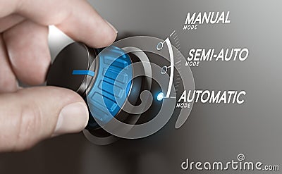 Automatic Testing or Manufacturing Processes Automation Stock Photo