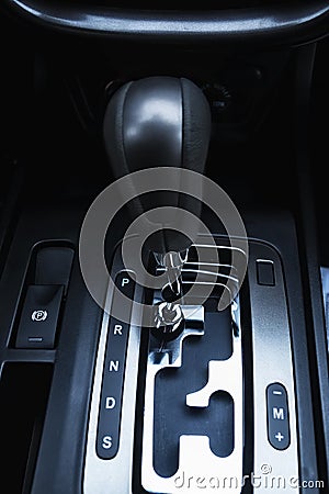 Automatic Transmission Control Stock Photo