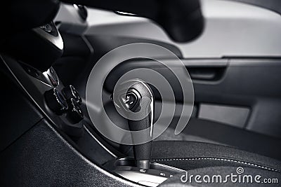 Automatic Transmission Shifter Stock Photo