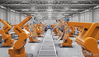 Automation industry concept Stock Photo