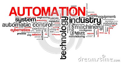 Automation Cartoon Illustration