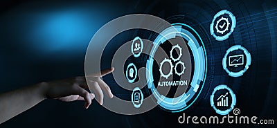 Automation Software Technology Process System Business concept Stock Photo