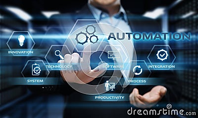 Automation Software Technology Process System Business concept Stock Photo