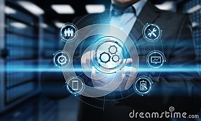 Automation Software Technology Process System Business concept Stock Photo